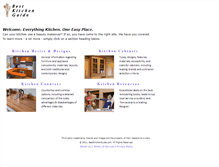 Tablet Screenshot of bestkitchenguide.com